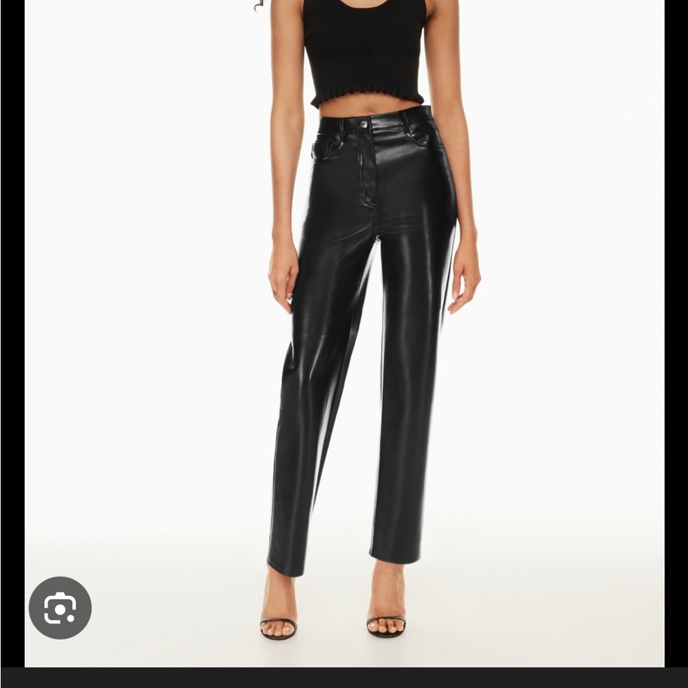 Wilfred The Melina Pant (Black Faux Leather Pants)